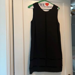 Robert Rodriguez black silk dress